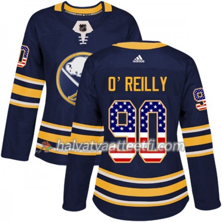 Naisten NHL Buffalo Sabres Pelipaita Ryan OReilly 90 Adidas 2017-2018 MarineSininen USA Flag Fashion Authentic Naisten NHL Buffalo Sabres Pelipaita Ryan OReilly 90 Adidas 2017-2018 MarineSininen USA Flag Fashion Authentic